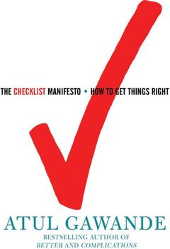 Cover of The Checklist Manifesto