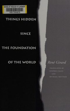 Cover of Things Hidden Since the Foundation of the World